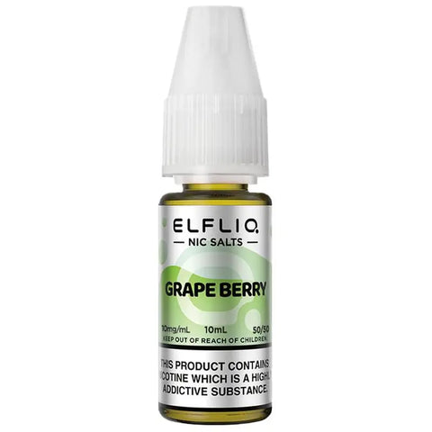 Elf Bar Elfliq Nic Salts 10ml Grape Berry