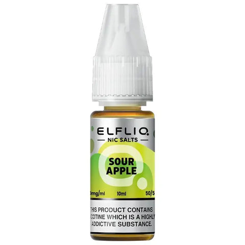 Elf Bar Elfliq Nic Salts 10ml Sour Apple