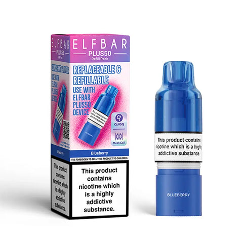 Elf Bar Plus 50 Prefilled Replacement Pods