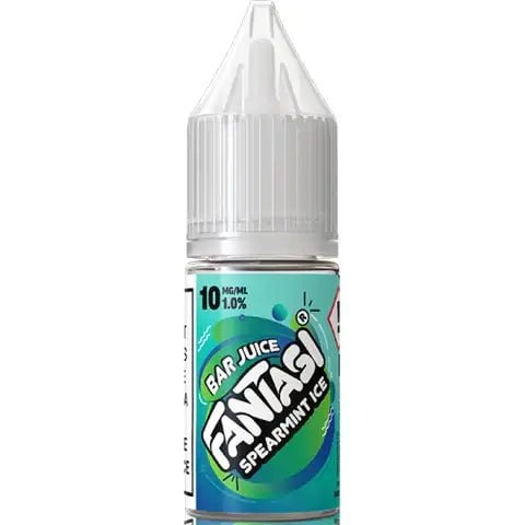 Fantasi Bar Juice Salts 10ml E-Liquid Spearmint Ice / 20mg On White Background