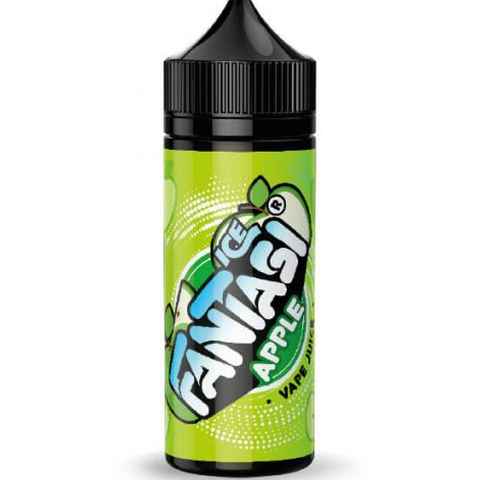 Fantasi E-Liquids Ice 100ml Shortfill Apple Ice On White Background