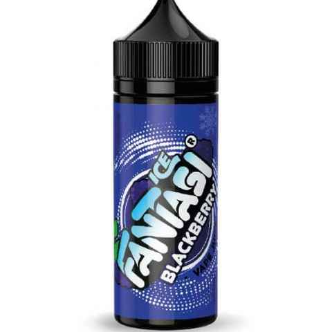 Fantasi E-Liquids Ice 100ml Shortfill Blackberry Ice On White Background