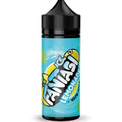 Fantasi E-Liquids Ice 100ml Shortfill Lemonade Ice On White Background