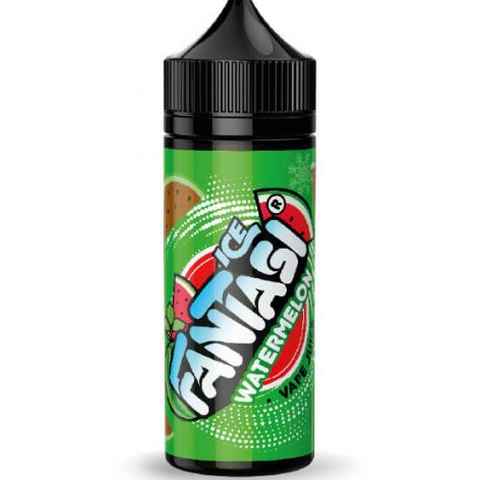 Fantasi E-Liquids Ice 100ml Shortfill Watermelon Ice On White Background