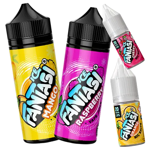 Fantasi Ice Vape Juice Nic Salts & 100ml Shortfills