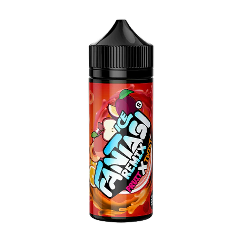 Fantasi Remix 100ml Shortfill E-Liquid Fruit x Twist On White Background