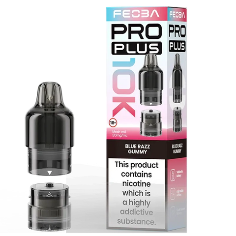 Feoba Pro Plus 10K Prefilled Pod Blue Razz Gummy