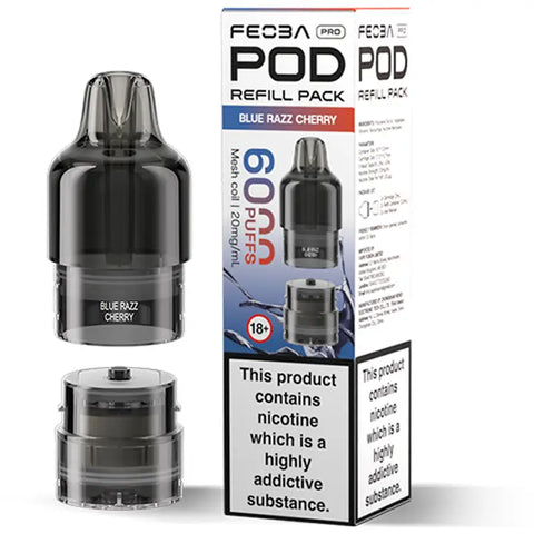 Feobo Pro Replacement Pods Blue Razz Cherry