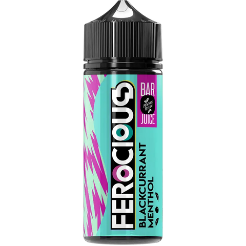 Ferocious 50/50 Bar Juice 100ml Blackcurrant Menthol