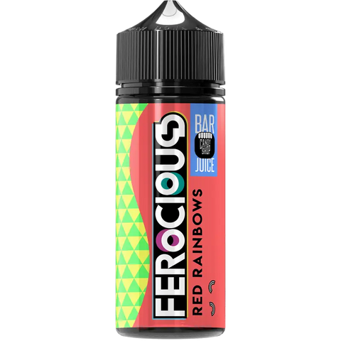 Ferocious 50/50 Bar Juice 100ml Red Rainbows