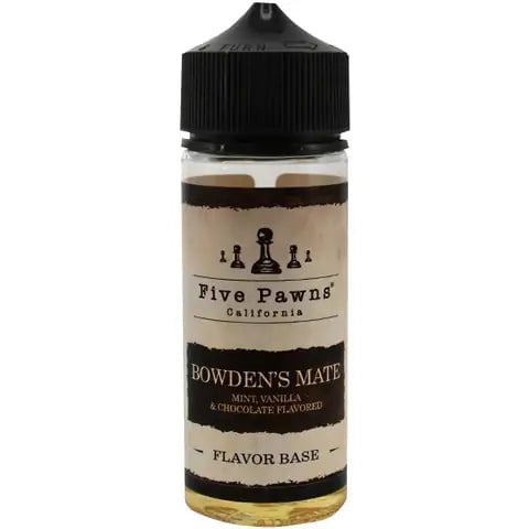 Five Pawns 100ml 50/50 Shortfill E-Liquid Bowden's Mate On White Background