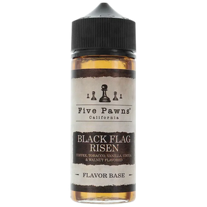 Five Pawns 100ml 50/50 Shortfill E-Liquid Black Flag Risen