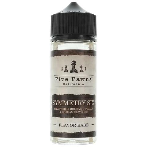 Five Pawns 100ml 50/50 Shortfill E-Liquid Symmetry Six