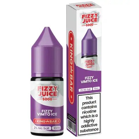 Fizzy Juice 5000 Bar Nic Salts 10ml On White Background