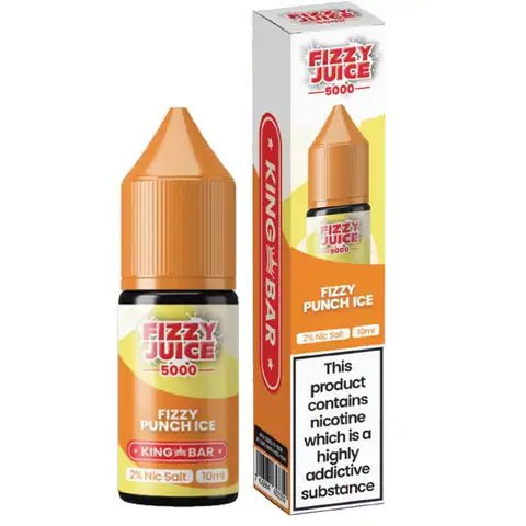 Fizzy Juice 5000 Bar Nic Salts 10ml On White Background