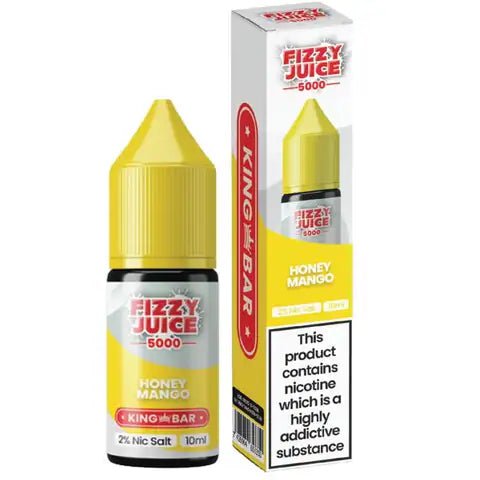 Fizzy Juice 5000 Bar Nic Salts 10ml On White Background