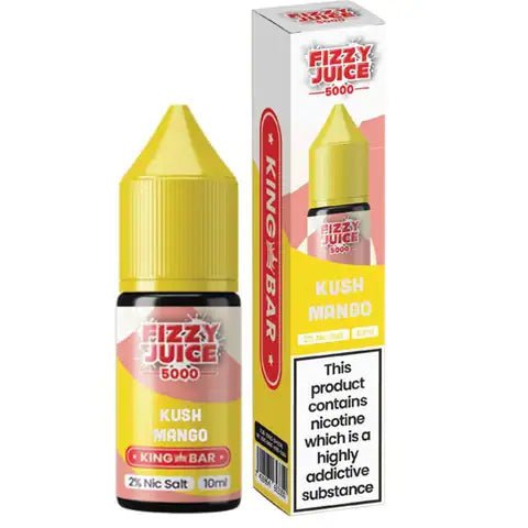 Fizzy Juice 5000 Bar Nic Salts 10ml On White Background