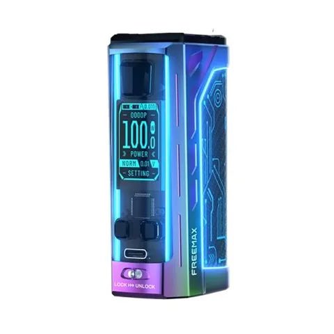 Freemax Maxus 2 Box Mod Rainbow On White Background