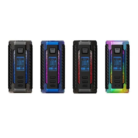 freemax maxus box mod vape all colours on white background