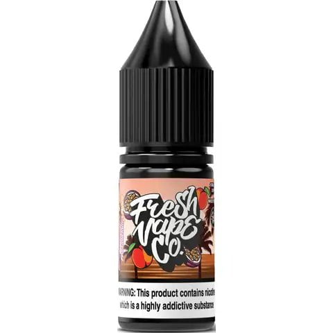 Fresh Vape Co 10ml Nic Salts 10mg / Sunset Boulevard On White Background