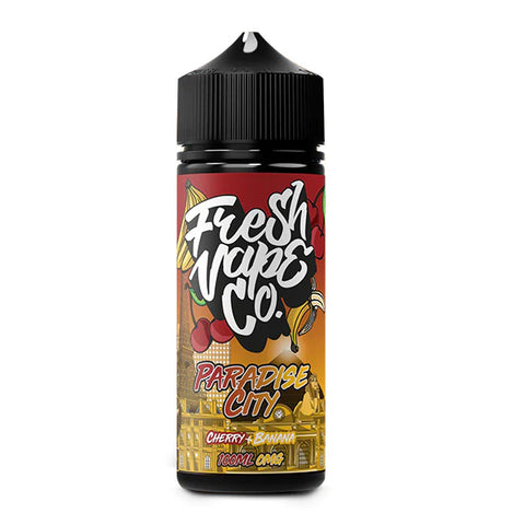 fresh vape paradise city 100ml on white background