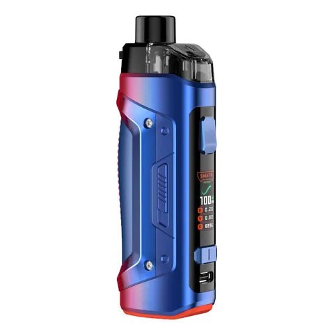 Geekvape B100 (Boost Pro 2) Pod Kit Blue Red On White Background