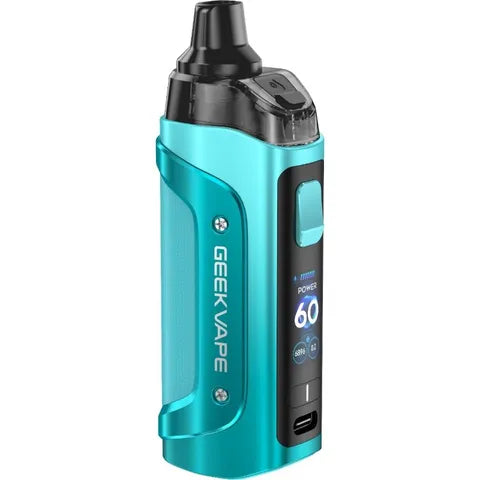 geekvape boost 3 kit teal blue on white background