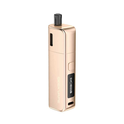 geekvape soul pod vape kit champagne on white background