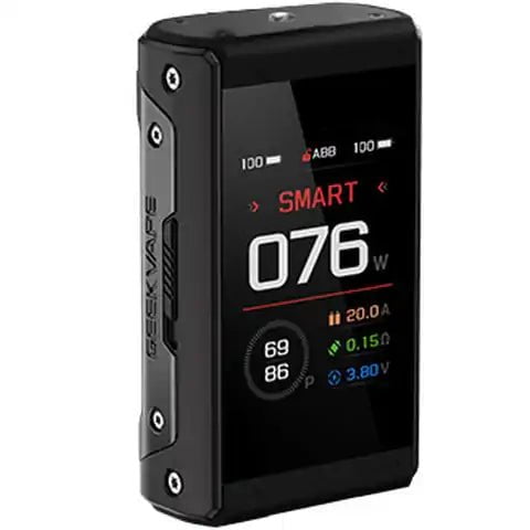 GeekVape T200 Aegis Touch Box Mod Black On White Background