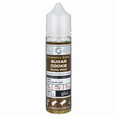 Glas Basix 50ml Shortfill E-Liquid Sugar Cookie
