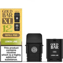 Gold Bar XL Replacement Pods Lemon Lime