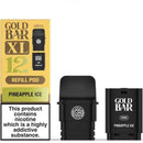 Gold Bar XL Replacement Pods Pineapple Ice