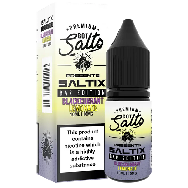 Got Salts SALTIX Blackcurrant Lemonade Bar Edition Nic Salt 10ml