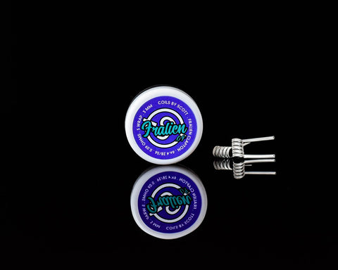 Handmade Coils by Scott 0.09 Fralien On White Background