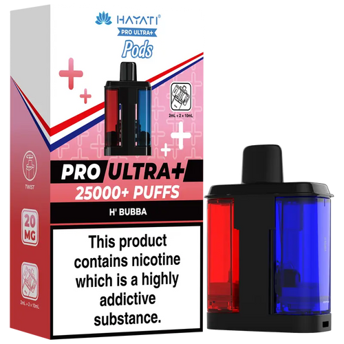 Hayati Pro Ultra Plus 25K Refill Pods H'Bubba
