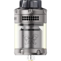 hellvape dead rabbit 3 rta 2024 edition gunmetal front side on clear background