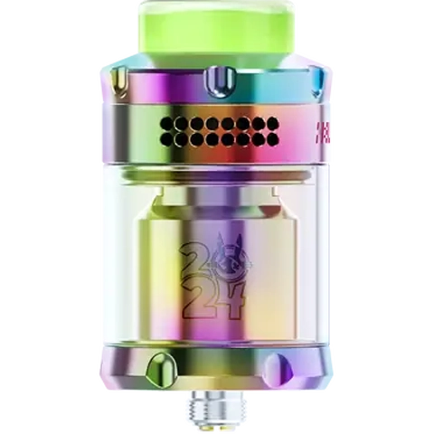 hellvape dead rabbit 3 rta 2024 edition rainbow back side on clear background