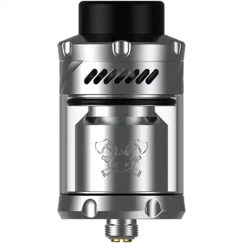 Hellvape Dead Rabbit 3 RTA Stainless Steel On White Background