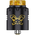 Hellvape Dead Rabbit RDA V3 Black Gold On White Background