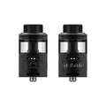 Hellvape Fat Rabbit RTA 28mm Matte Black On White Background