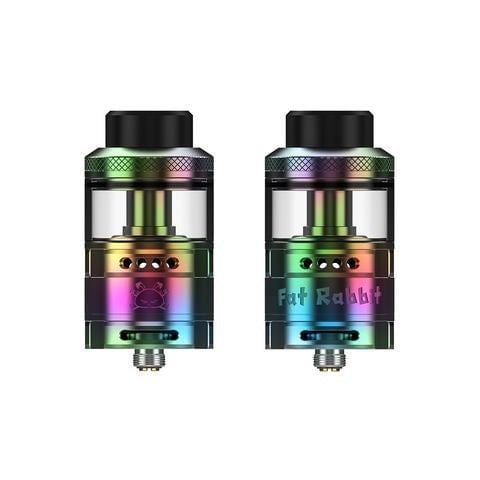 Hellvape Fat Rabbit RTA 28mm Rainbow On White Background