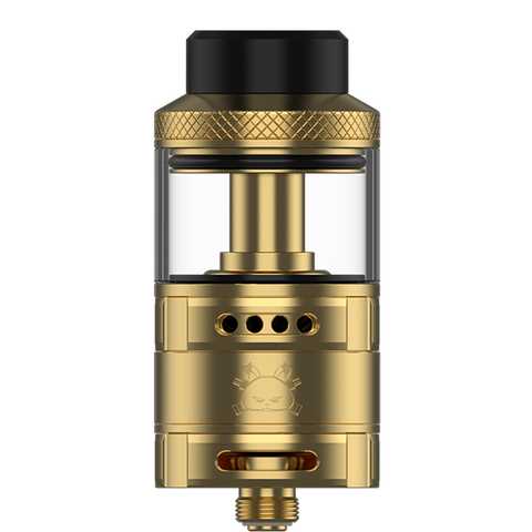 Hellvape Fat Rabbit Solo RTA Gold On White Background