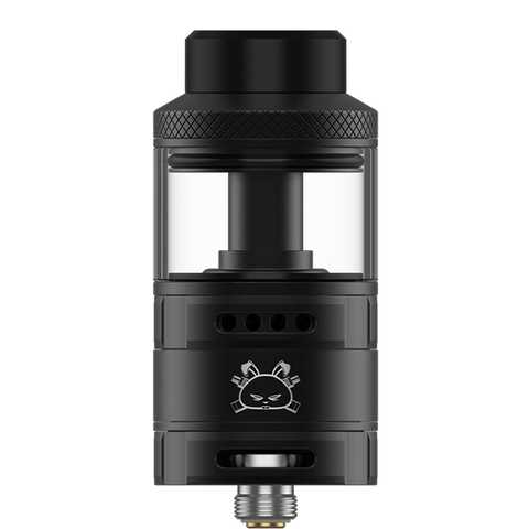 Hellvape Fat Rabbit Solo RTA Matte Black On White Background