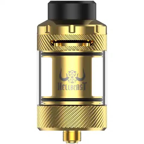 Hellvape Hellbeast 2 Subohm Tank Gold On White Background