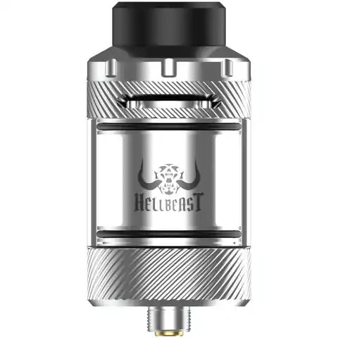 Hellvape Hellbeast 2 Subohm Tank Stainless Steel On White Background