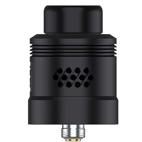 Hellvape SERI RDA Matte Full Black On White Background