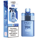 HQD Glow Air 70k Vape Kit Mr Blue & Mr Blue Razz Ice