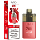 HQD Glow Air 70k Vape Kit Strawberry Ice & Strawberry Cranberry Cherry