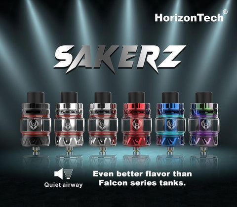 HorizonTech SAKERZ Sub Ohm Tank On White Background