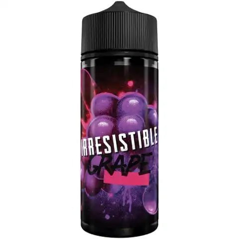 Irresistible Grape 100ml Shortfill E-Liquids Original Grape On White Background